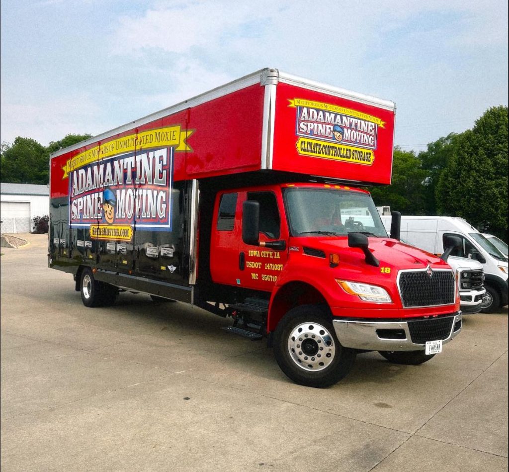 Adamantine Spine Moving van